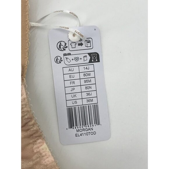 Elomi Morgan Underwire Bra Toasted Almond 36M NEW - Picture 4 of 6